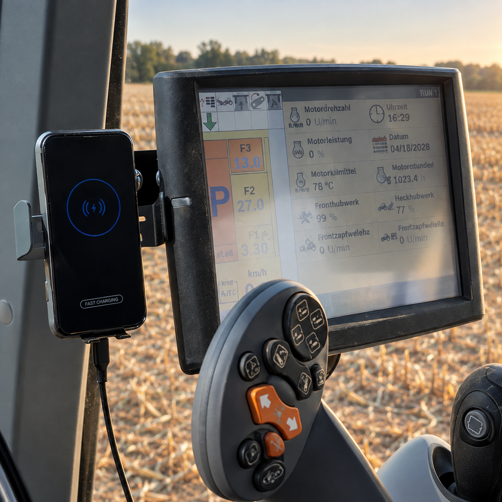 Handyhalterung für Case IH Steyr New Holland AFS 700 / IntelliView 4